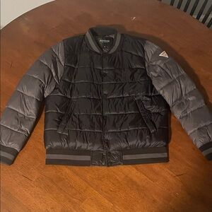 GUESS Men's Two-Tone Puffer Jacket